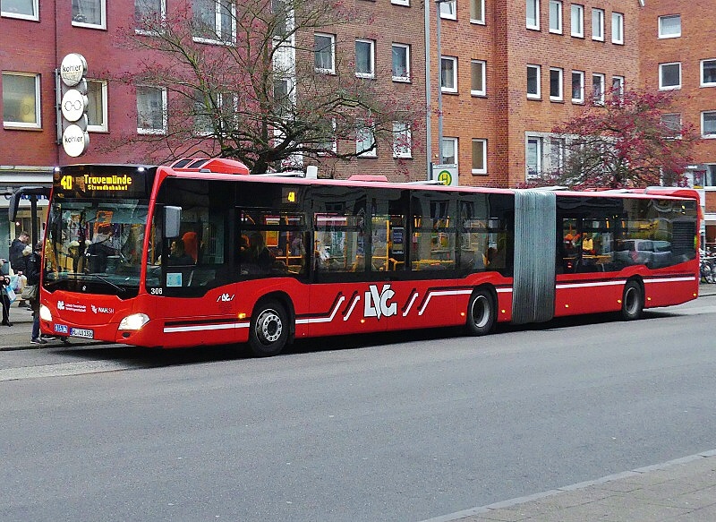 H0 Doppelstockbus Präfekt 25 Nivea Lübeck Travemünder Verkehrsgesellschaft LVG 